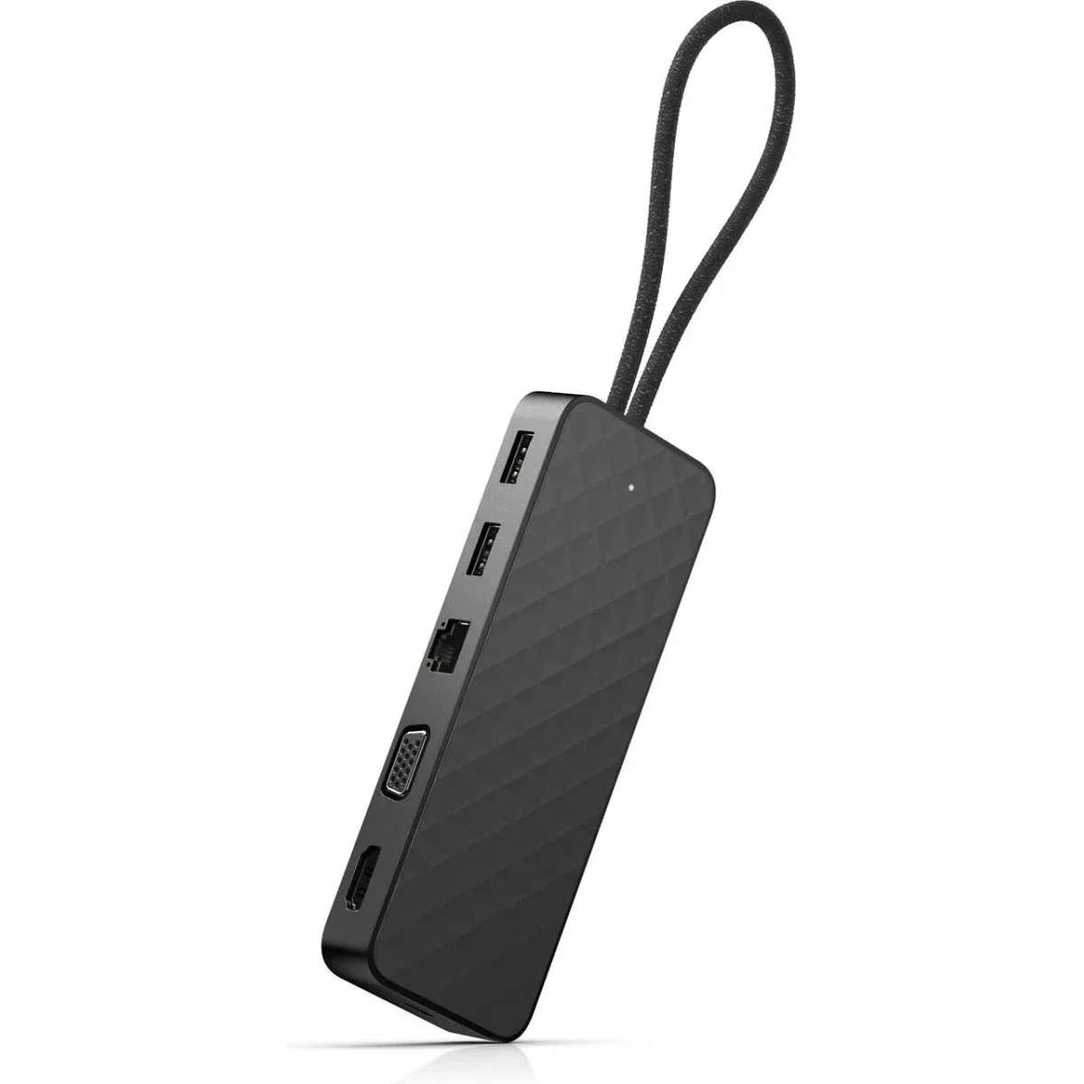 محطة إرساء HP Travel Dock USB-C Port Replicator مع USB 2.0 وUSB 3.0 وEthernet وVGA وHDMI - أسود - Image 2
