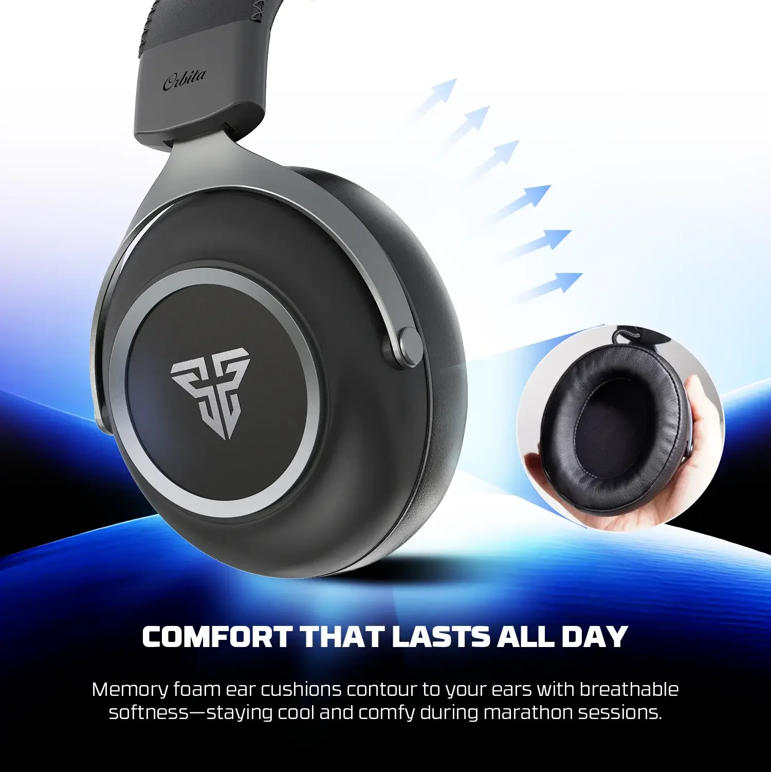 Fantech WHG07 ORBITA Premium 7.1 Surround Sound Wireless Gaming Headset - Thumbnail 6