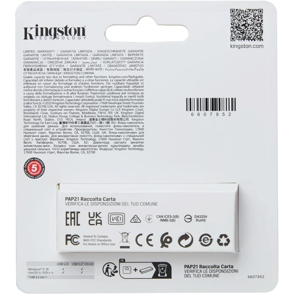 Kingston DataTraveler Exodia S 256GB USB 3.2 Gen 1 Flash Drive DTXS/256GB - Thumbnail 3
