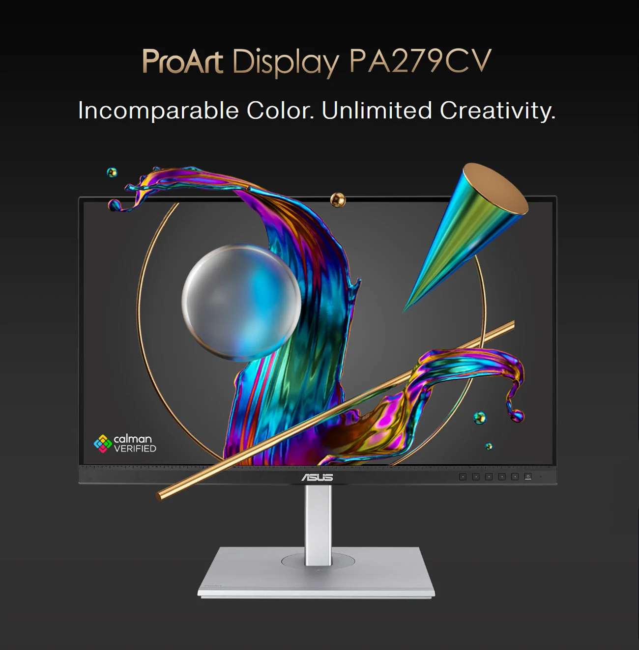 Asus PA279CV ProArt 27-Inch 4K UHD IPS Professional Monitor with USB-C 65W - Thumbnail 9