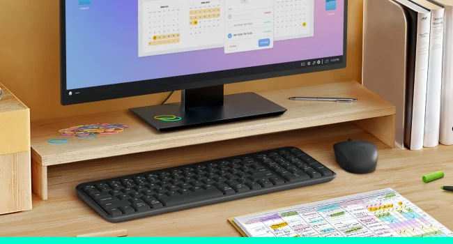 Logitech MK250 Bluetooth Keyboard & Mouse Combo, Arabic/English Layout, Graphite - Image 13