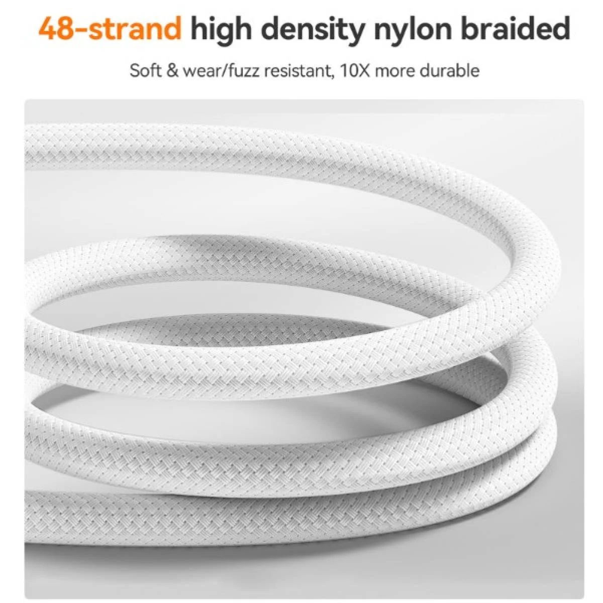 كابل شحن وبيانات JOYROOM S-A51 Cutting-Edge Series بقدرة 60W بطول 1.2 متر Type-C إلى Type-C - Thumbnail 4