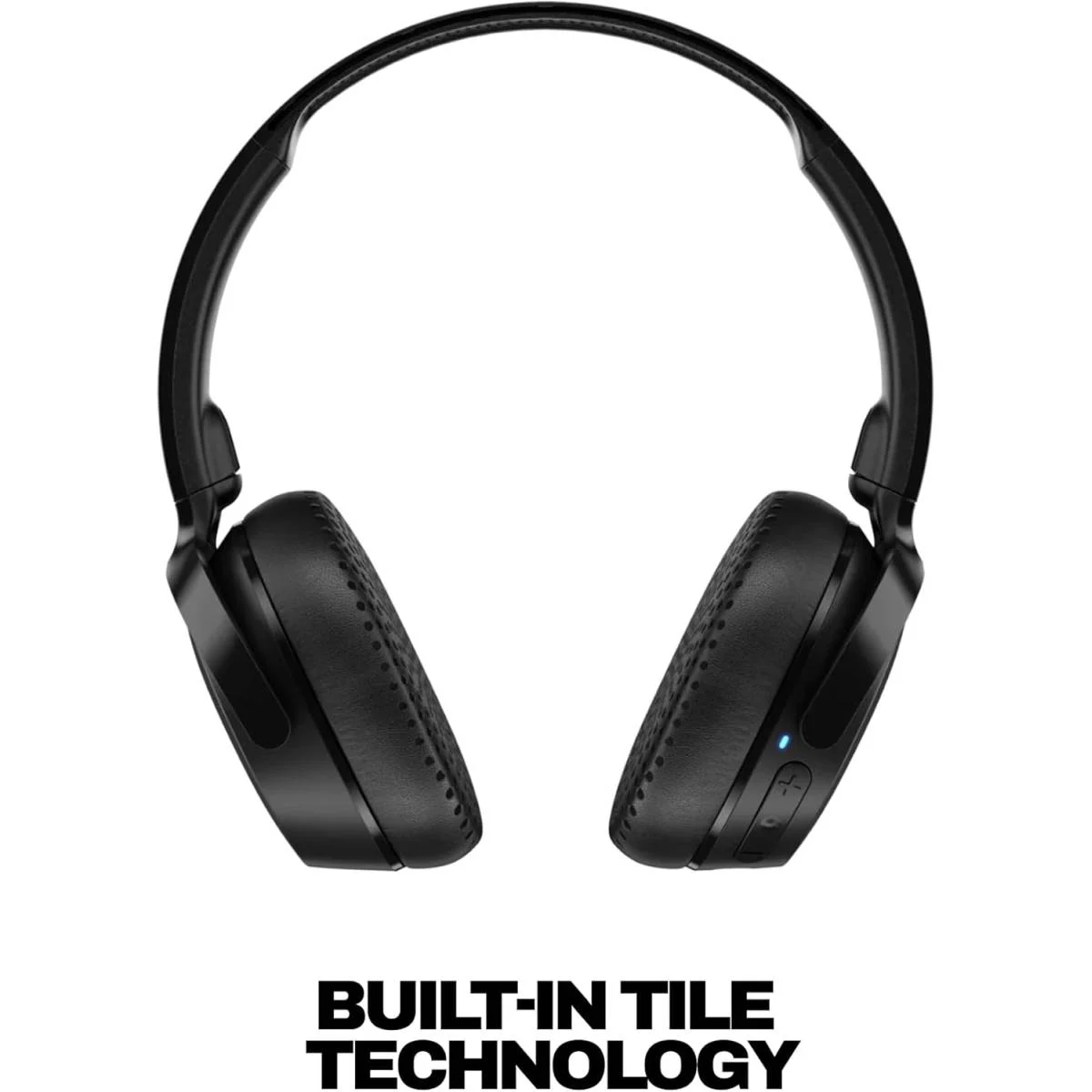 Skullcandy Riff Wireless 2 On-Ear Headphones with Mic, 34-Hour Battery, Black - Thumbnail 3