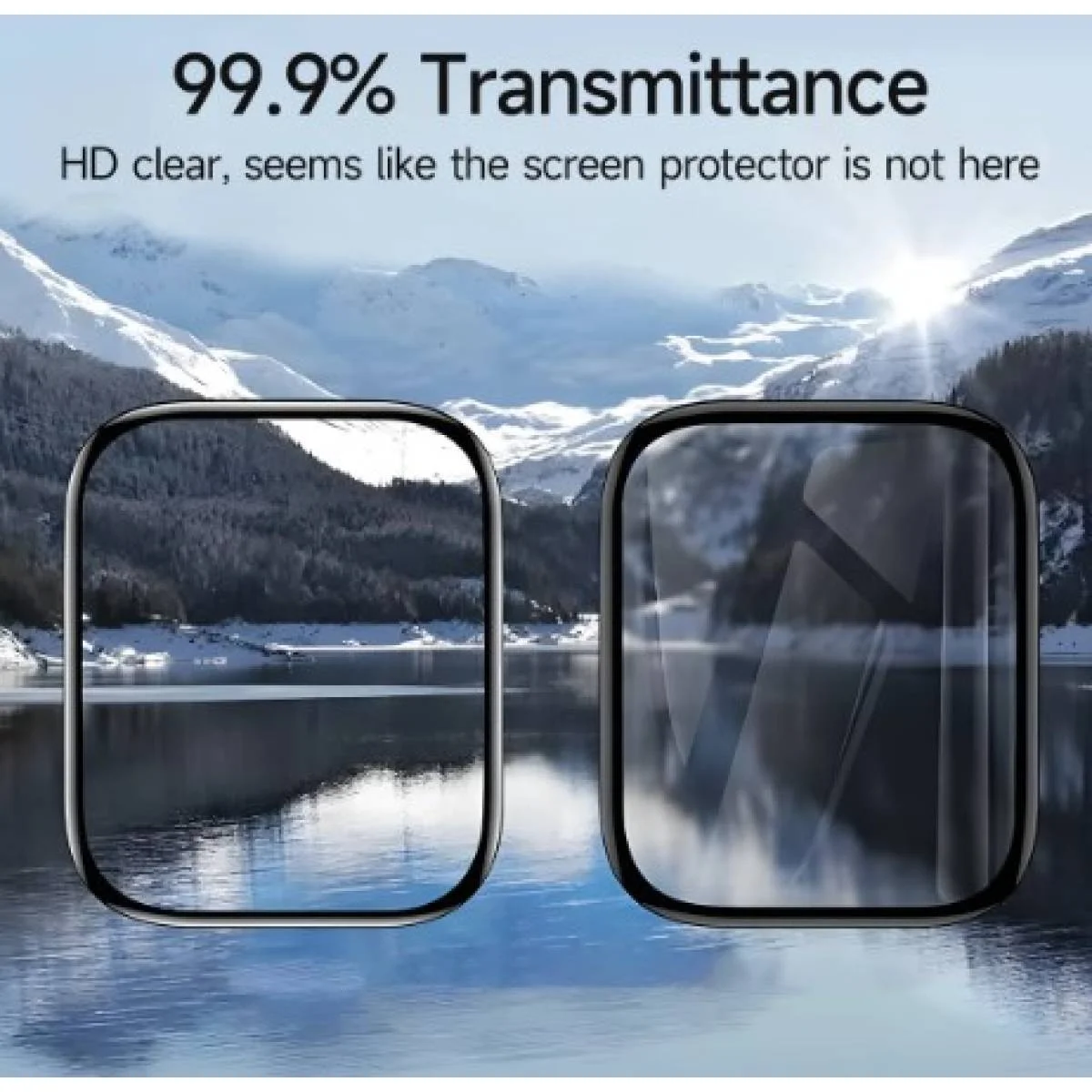 WIWU JD-107 Easy Install Watch Screen Protector 42mm Transparent - Image 2