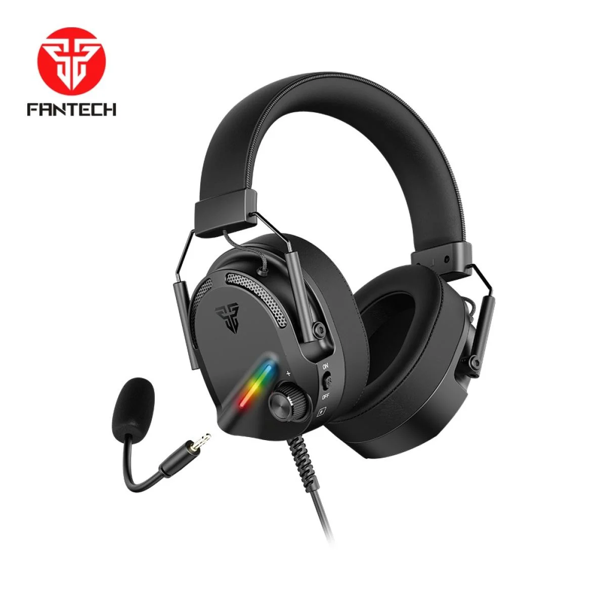 سماعة ألعاب Fantech ALTO HG26 سلكية USB بصوت محيطي افتراضي 7.1 وإضاءة RGB - Thumbnail 2