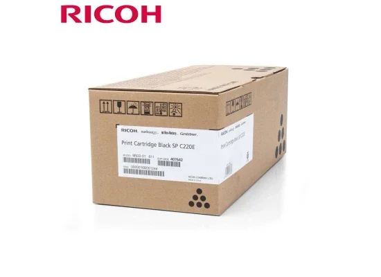 خرطوشة تونر ليزر Ricoh 406052 أصلية باللون الأسود - Image 2