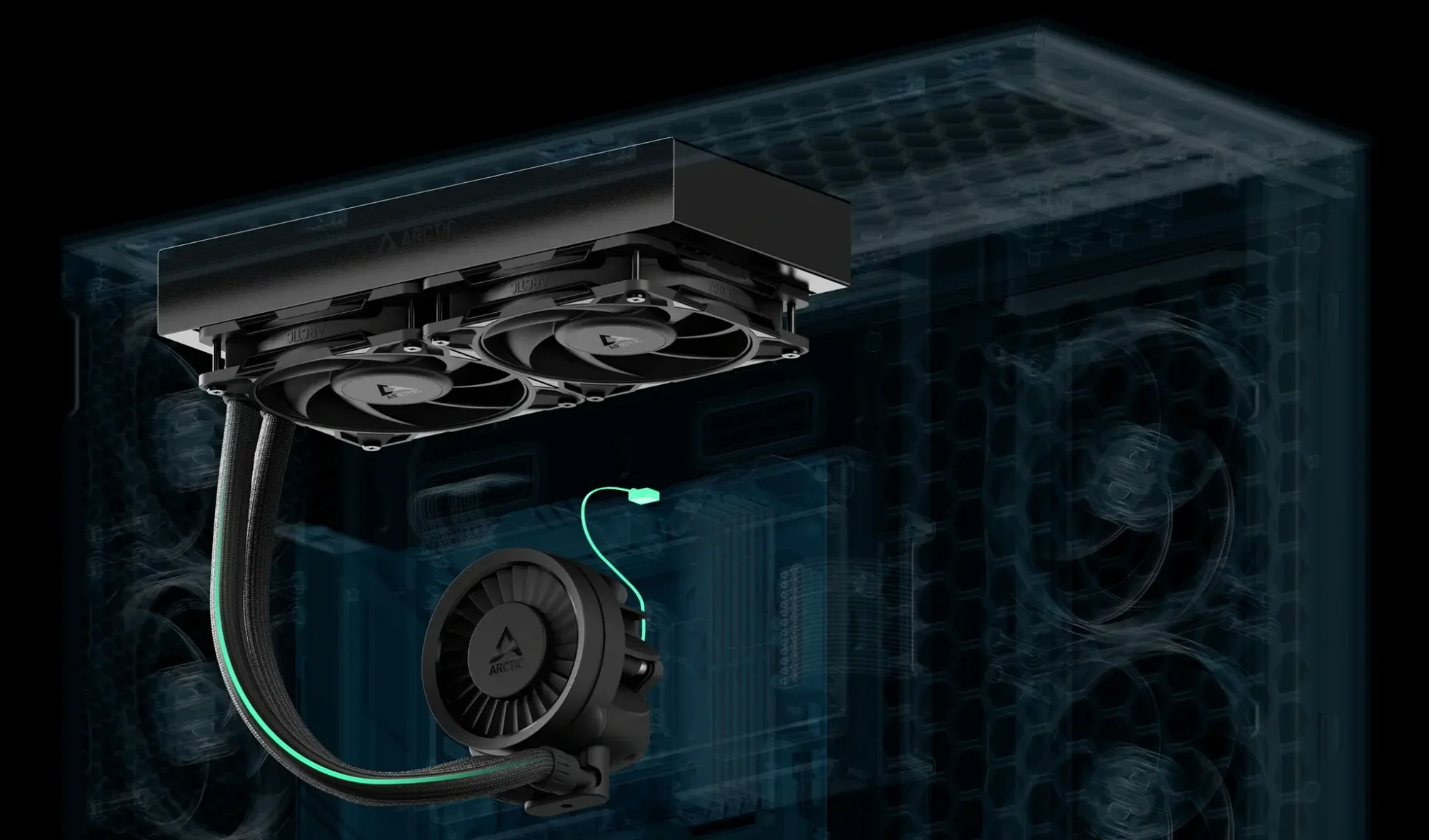 مبرد سائل للمعالج ARCTIC Freezer III Pro 240 AIO - Thumbnail 8