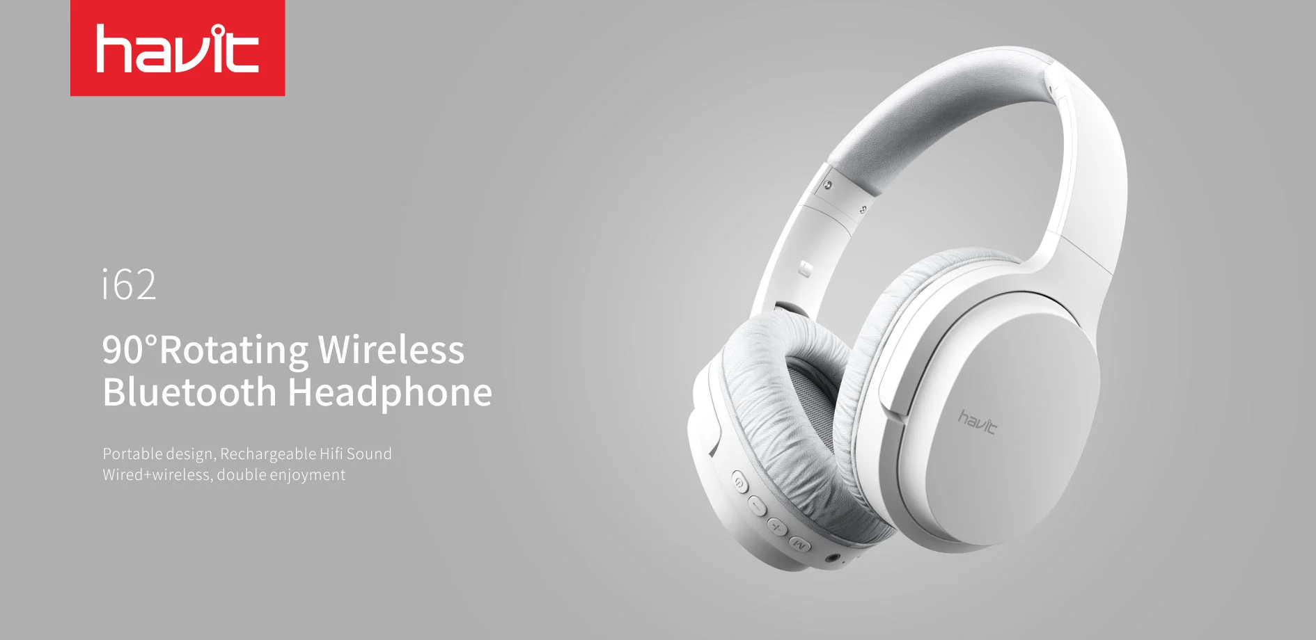 HAVIT I62 Wireless Bluetooth Headphones - Thumbnail 6