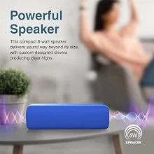 Promate Capsule-2 Bluetooth 5.0 Portable Speaker 6W Blue - Thumbnail 9