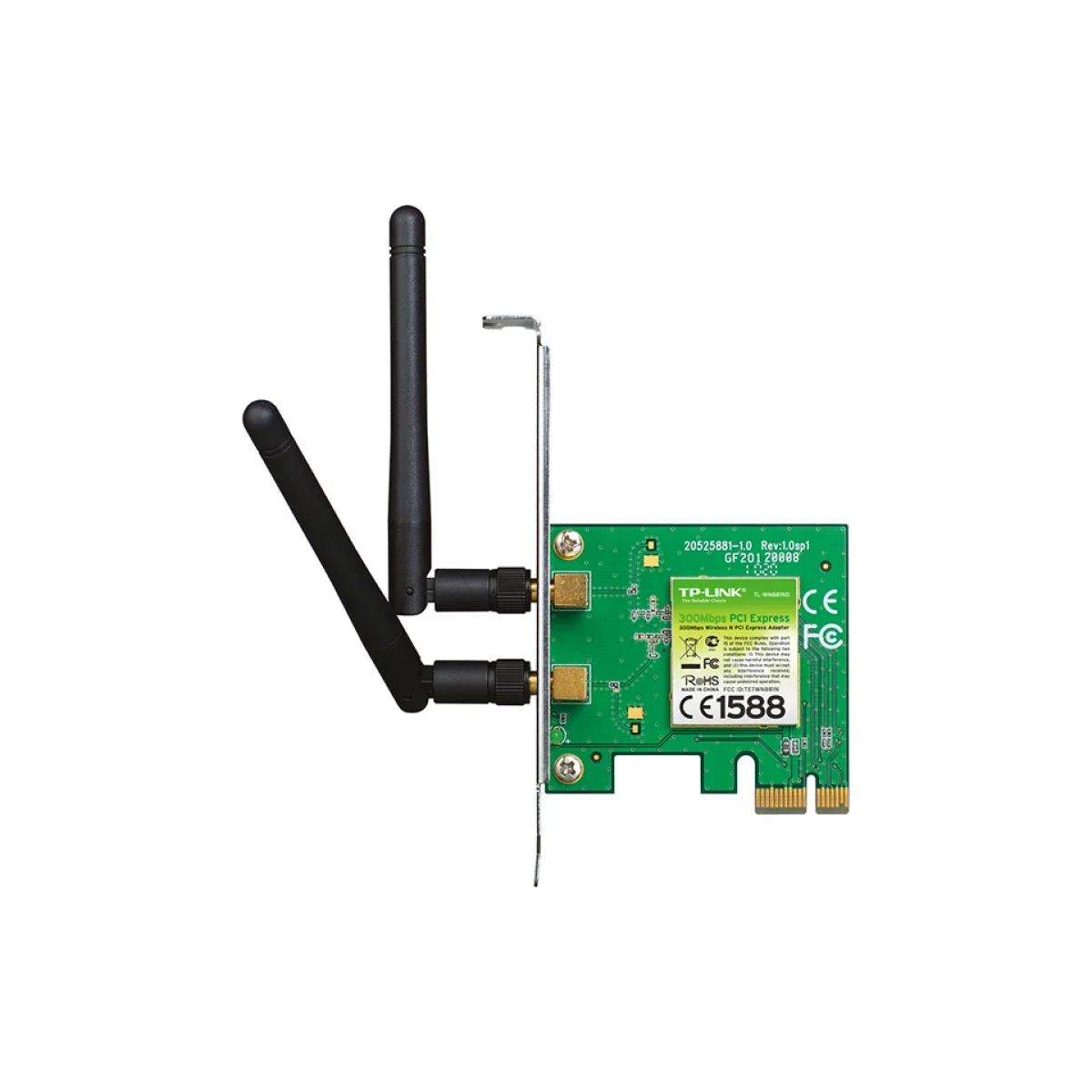محول شبكة لاسلكي TP-LINK TL-WN881ND بسرعة 300Mbps PCI Express