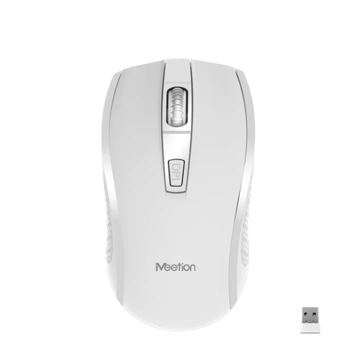 طقم كيبورد وماوس Meetion C4120 Little لاسلكي 2.4GHz – أبيض - Image 8