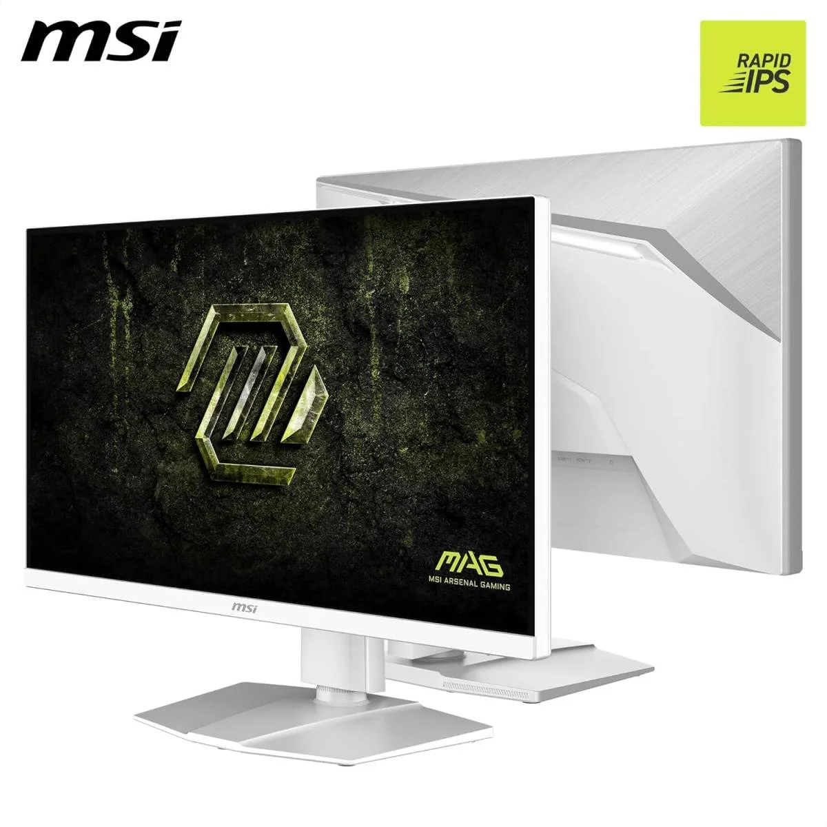 MSI 27-inch Flat Rapid IPS WQHD 2K Gaming Monitor, 200Hz, 0.5ms, HDR400, G-SYNC Compatible, Wide Color Gamut, Ergonomic Stand, 3-Year Warranty – MAG 274QRFW E20 - Image 2
