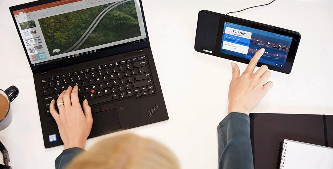 Lenovo ThinkSmart View 8-inch HD Smart Touchscreen for Zoom - Thumbnail 11