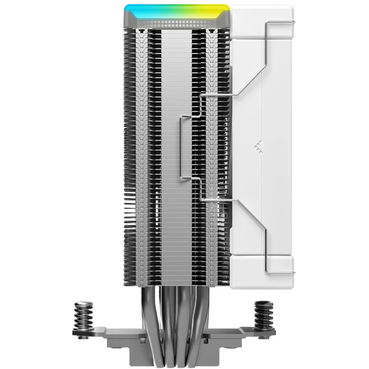 مبرد هوائي للمعالج DeepCool AK400 Digital SE أبيض مع ARGB وشاشة رقمية و4 أنابيب حرارية وPWM بسرعة 1850 RPM - Image 5
