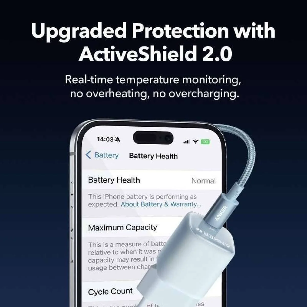 Anker Zolo A2699L11 20W USB-C PD 3.0 Wall Charger - White - Image 4