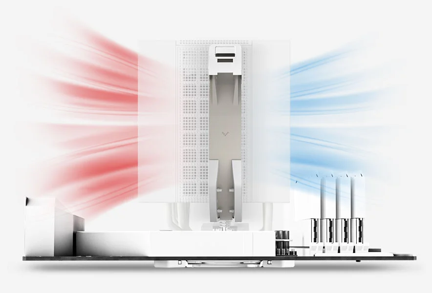 DeepCool ASSASSIN 4S Premium CPU Air Cooler Dual-Tower 140mm FDB Fan 7 Copper Heat Pipes White - Image 14