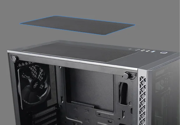 DeepCool MATREXX 50 Tempered Glass Mid-Tower Gaming Case with 4 ARGB Fans - Black - Image 21