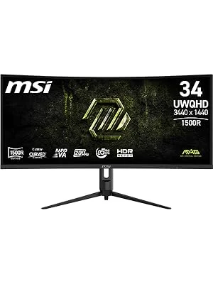 MSI 34-Inch UWQHD Curved Gaming Monitor, 200Hz, 0.5ms, Black - MAG 342CQRF E20 - Image 7