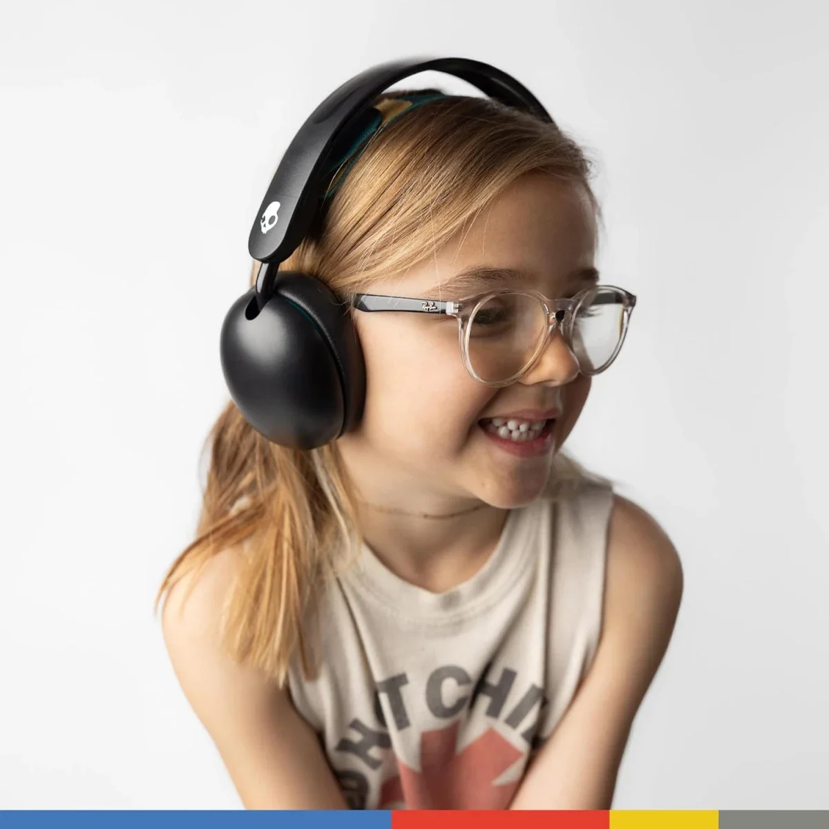 Skullcandy Grom Wireless Kids Over-Ear Headphones 45-Hour Battery Black - Thumbnail 5