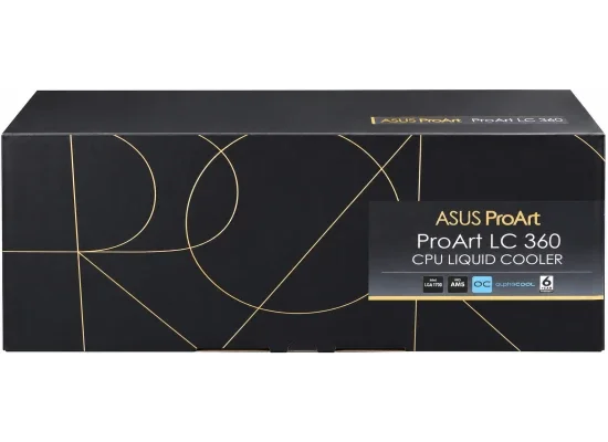 مبرد معالج مائي Asus ProArt LC 360 براديتر 360 مم و3 مراوح Alphacool 120 مم PWM بسرعة 3000 RPM