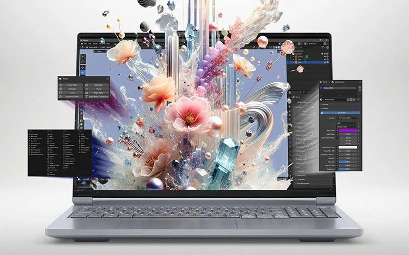 لابتوب Lenovo ThinkBook 16p Gen 6 مقاس 16.0 إنش 2.5K IPS 240Hz بمعالج Intel Core Ultra 7 255HX وكرت RTX 5060 وذاكرة 16GB وتخزين 512GB SSD - Image 9