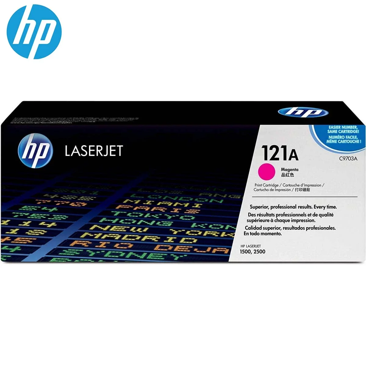 خرطوشة تونر ليزر HP C9703A أصلية باللون الأرجواني