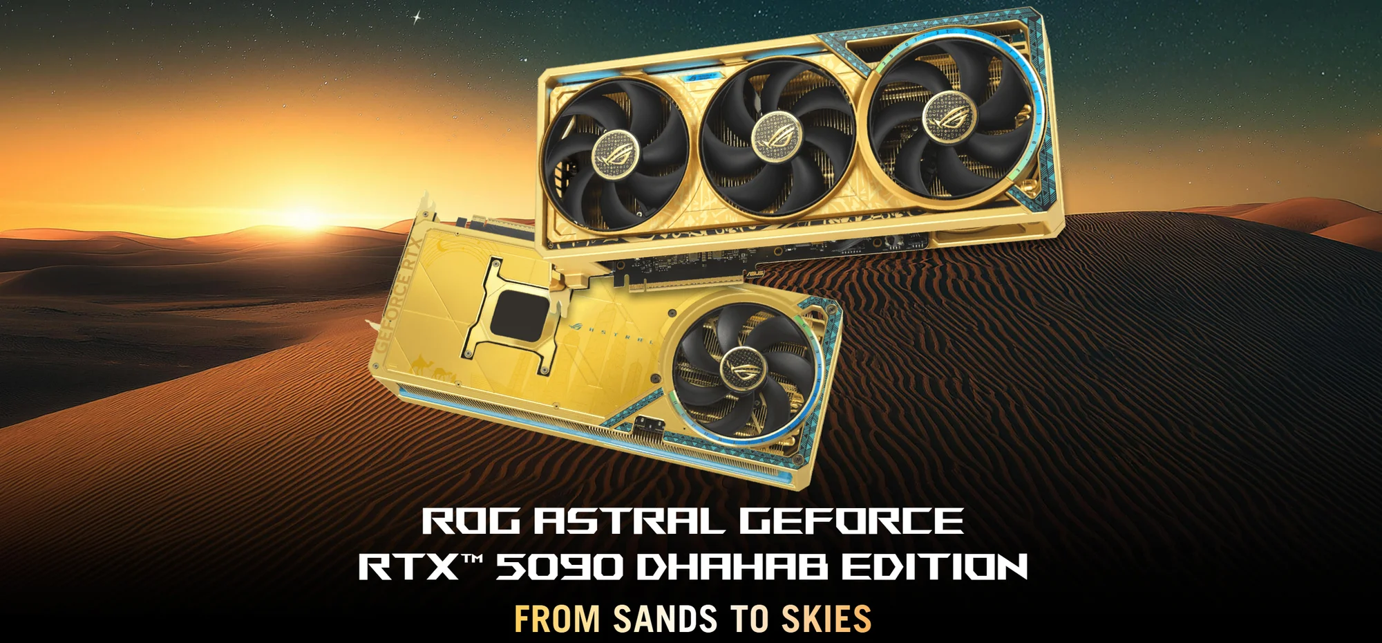 كرت شاشة Asus ROG Astral GeForce RTX 5090 Dhahab OC Edition بسعة 32GB GDDR7 - Image 10