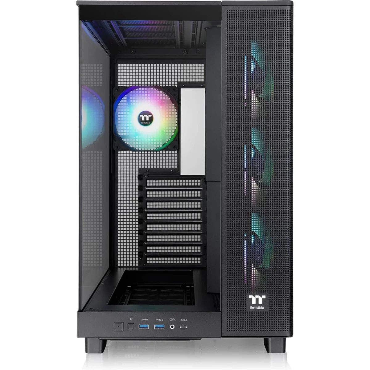 هيكل كمبيوتر Thermaltake View 380 XL TG ARGB ميد تاور أسود - Image 5