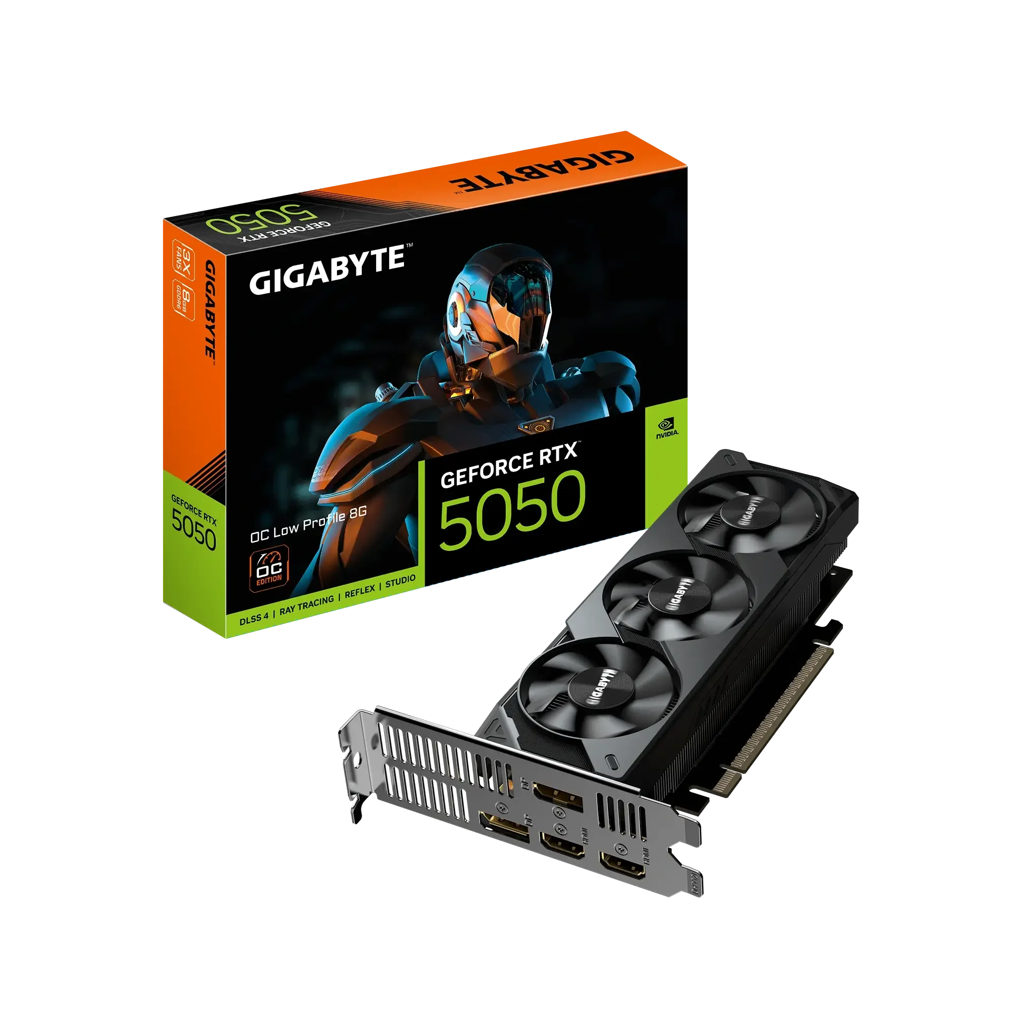 كرت شاشة GIGABYTE GeForce RTX 5050 OC Low Profile 8GB GDDR6 - Image 1