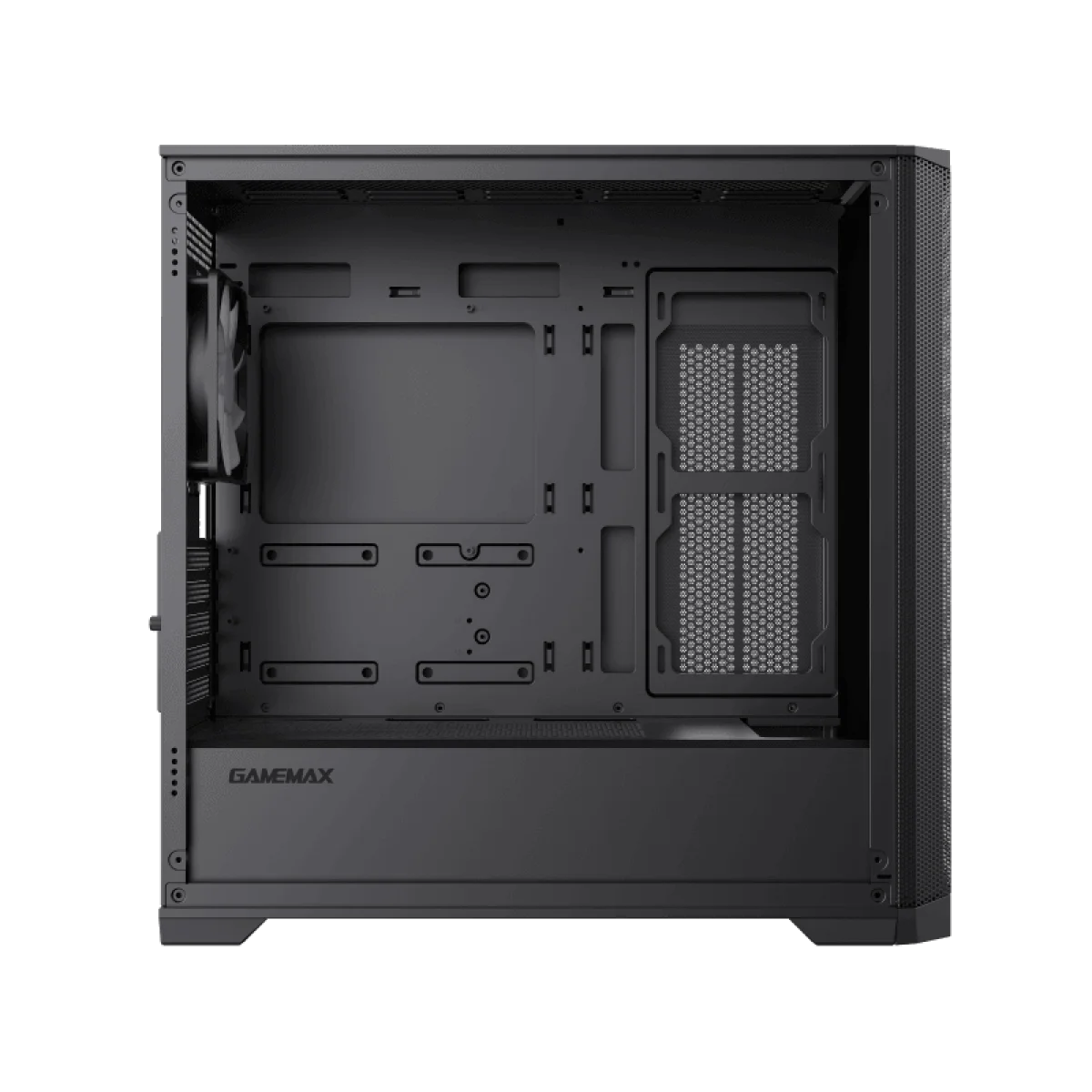 كيس كمبيوتر ألعاب GameMax Defender MB بحجم Micro-ATX مع 4 مراوح ARGB ومنفذ USB-C ودعم راديتر 360mm - Image 5