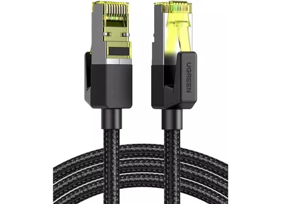 كيبل إيثرنت Ugreen Cat7 نحاس نقي مضفر 15 متر - أسود - Image 7