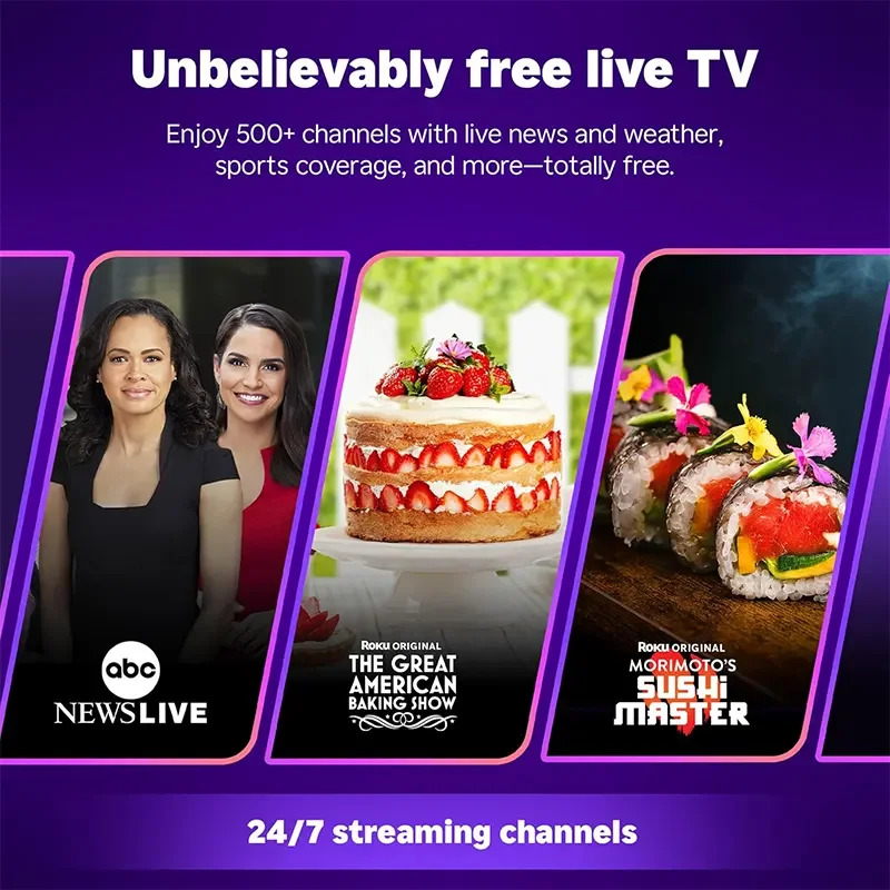 جهاز بث Roku Streamer 3840S2 HD للتلفزيون مع ريموت صوتي، رام 512MB وتخزين 512MB وقنوات مباشرة مجانية - Image 7