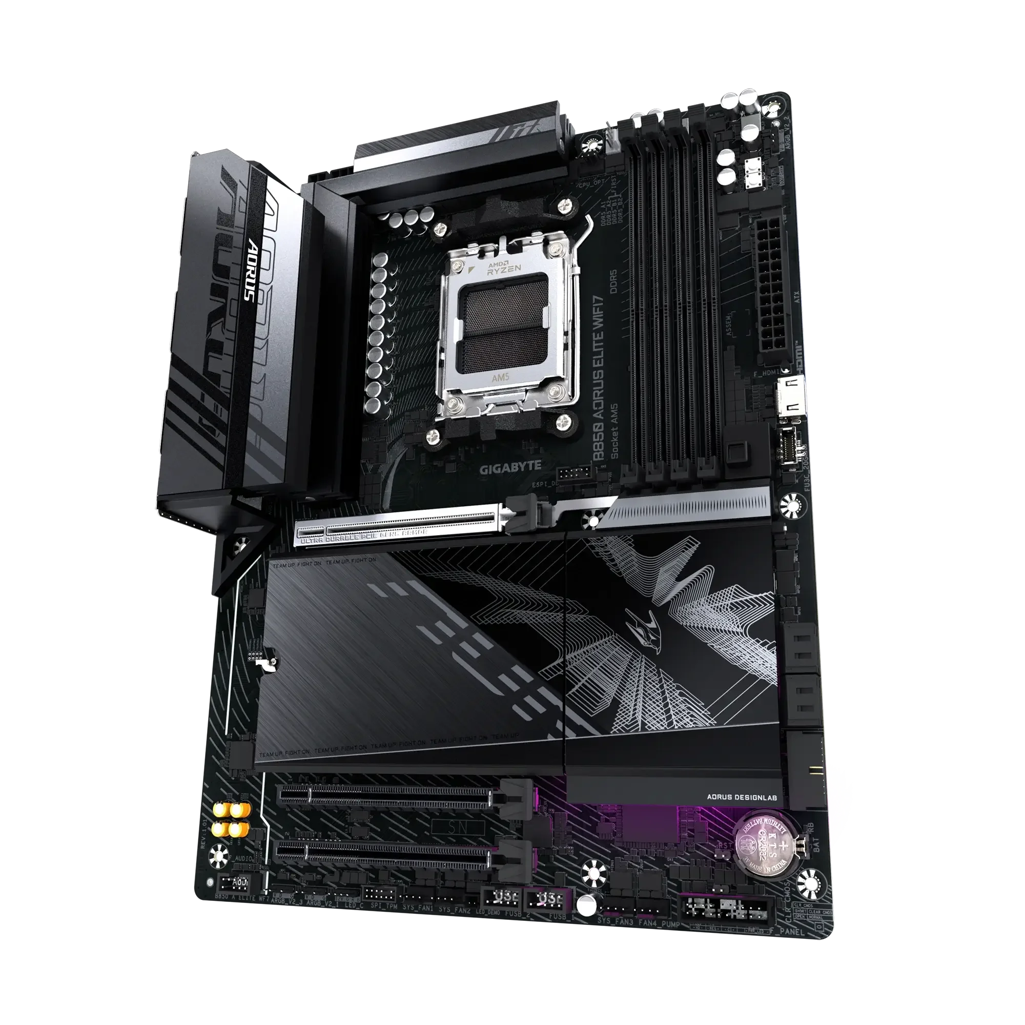 لوحة كمبيوتر GIGABYTE B850 AORUS ELITE WIFI7 DDR5 لمعالجات AMD AM5 - Image 3