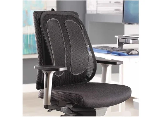 دعامة ظهر شبكية Fellowes Office Suites بتثبيت Tri-Tensioning، أسود - Image 6