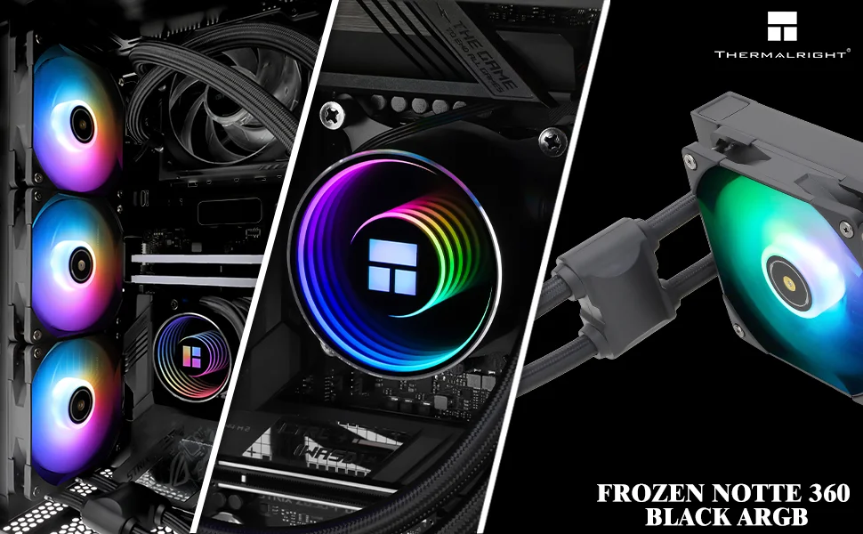 Thermalright Frozen Notte 360 ARGB Liquid CPU Cooler White - Thumbnail 10