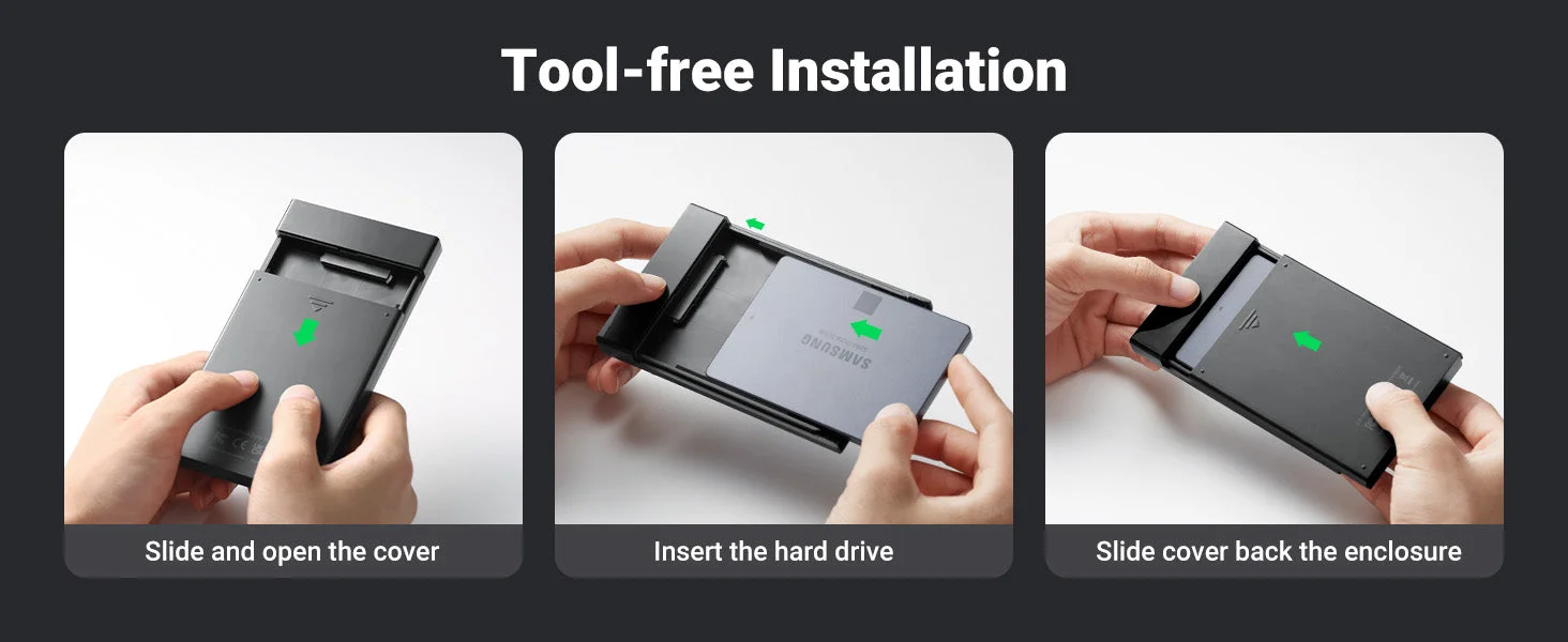 حافظة قرص صلب Ugreen USB 3.0 إلى SATA III مقاس 2.5 إنش - Thumbnail 16