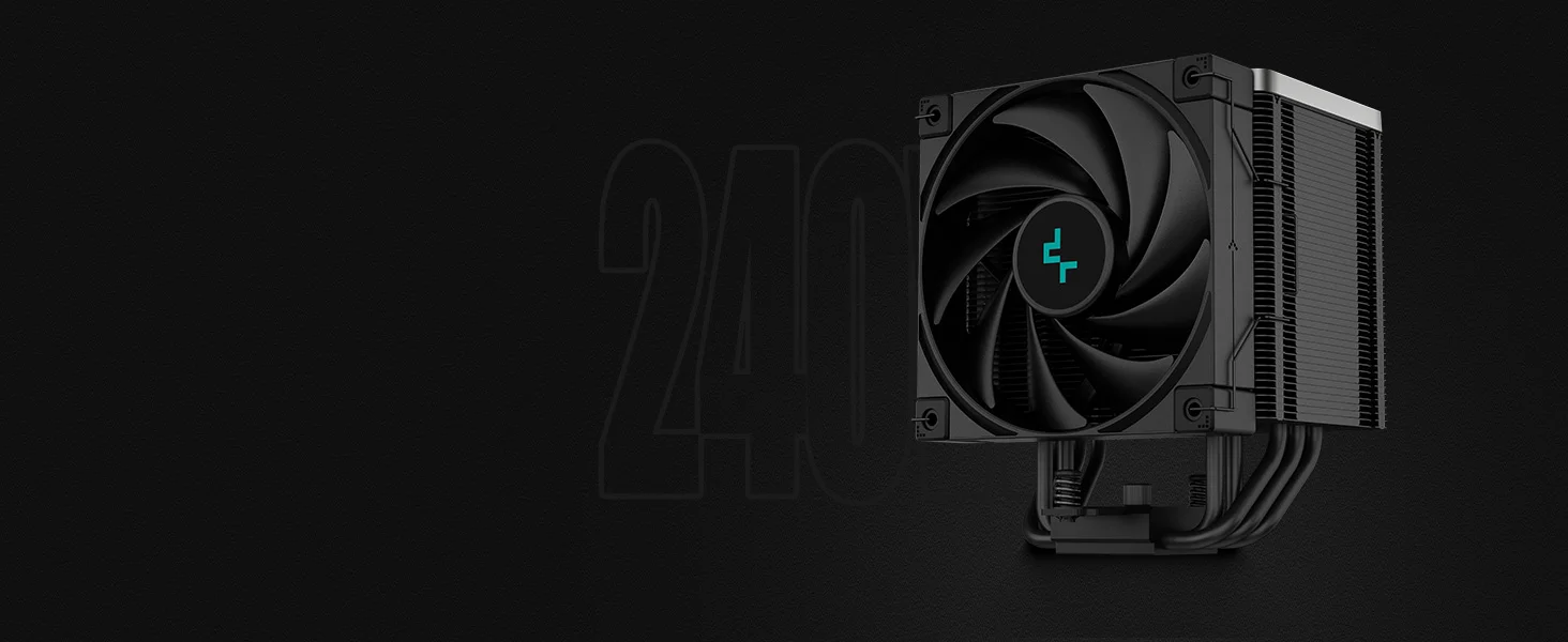 DeepCool AK500 ZERO DARK CPU Air Cooler with 120mm PWM Fan - Image 8