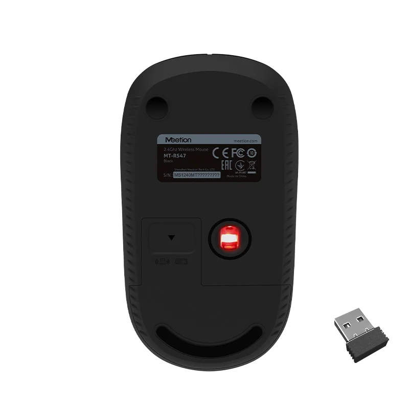 Meetion R547 Wireless Mouse – Black - Thumbnail 8