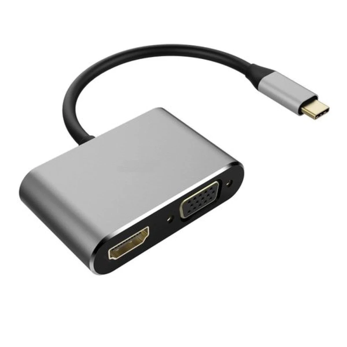 محول CHINA من USB-C إلى HDMI وVGA