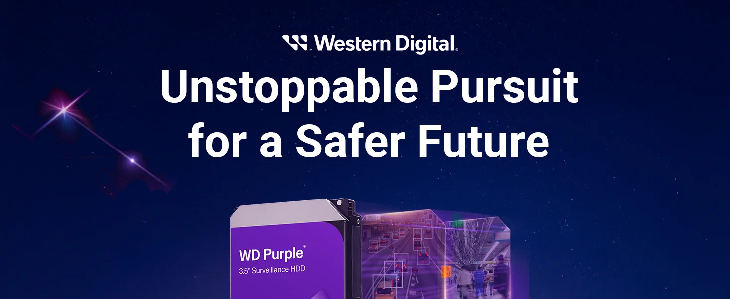هارد ديسك داخلي للمراقبة Western Digital WD Purple سعة 8TB بسرعة 5640 RPM SATA 6 Gb/s وكاش 256MB WD85PURZ - Thumbnail 4