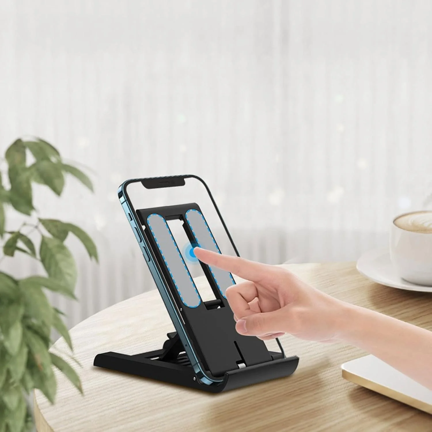 Adjustable Desktop Phone Holder Stand - Thumbnail 8