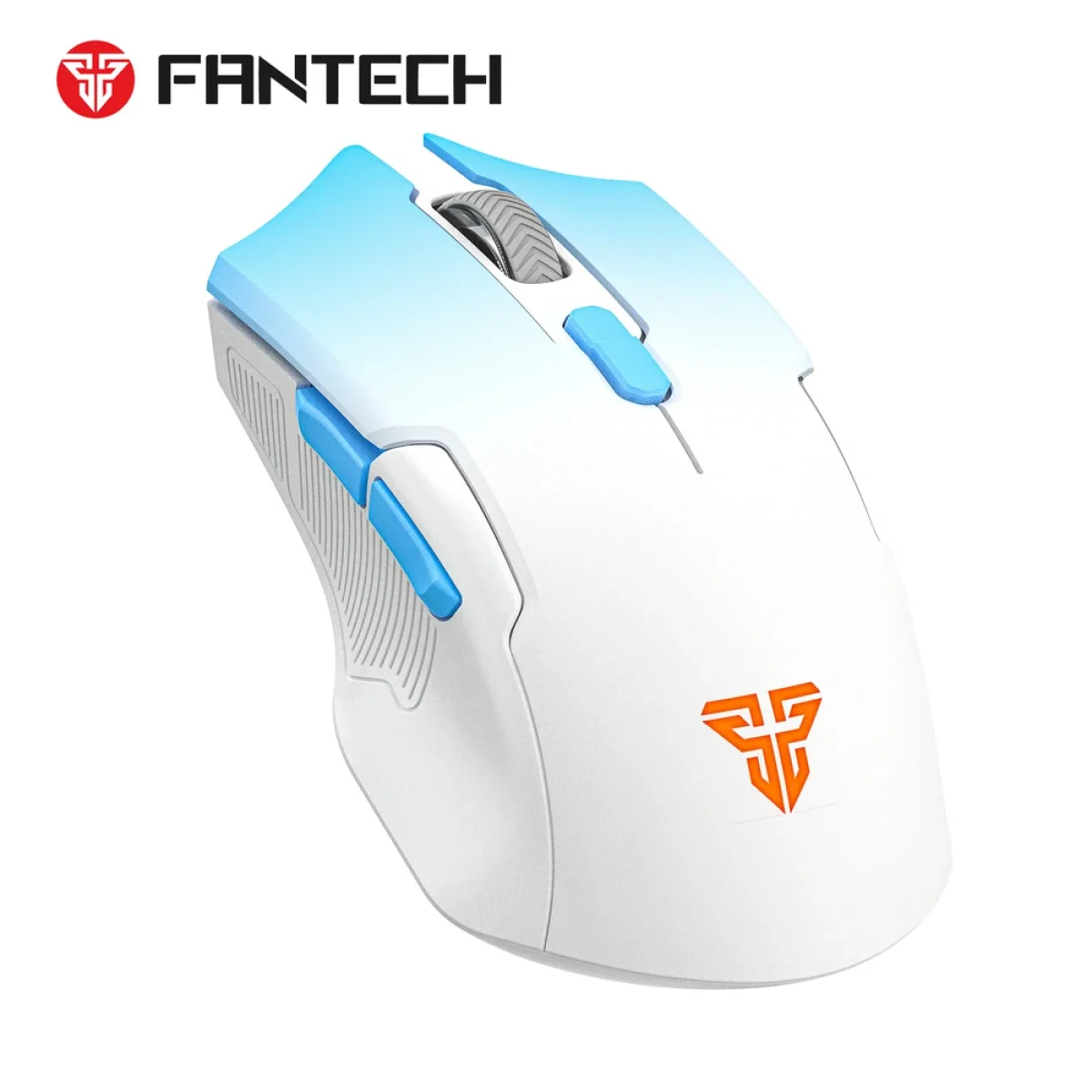 Fantech Cruiser II WG11V2RD Wireless Gaming Mouse 2400 DPI with Charging Dock - Blue - Image 2