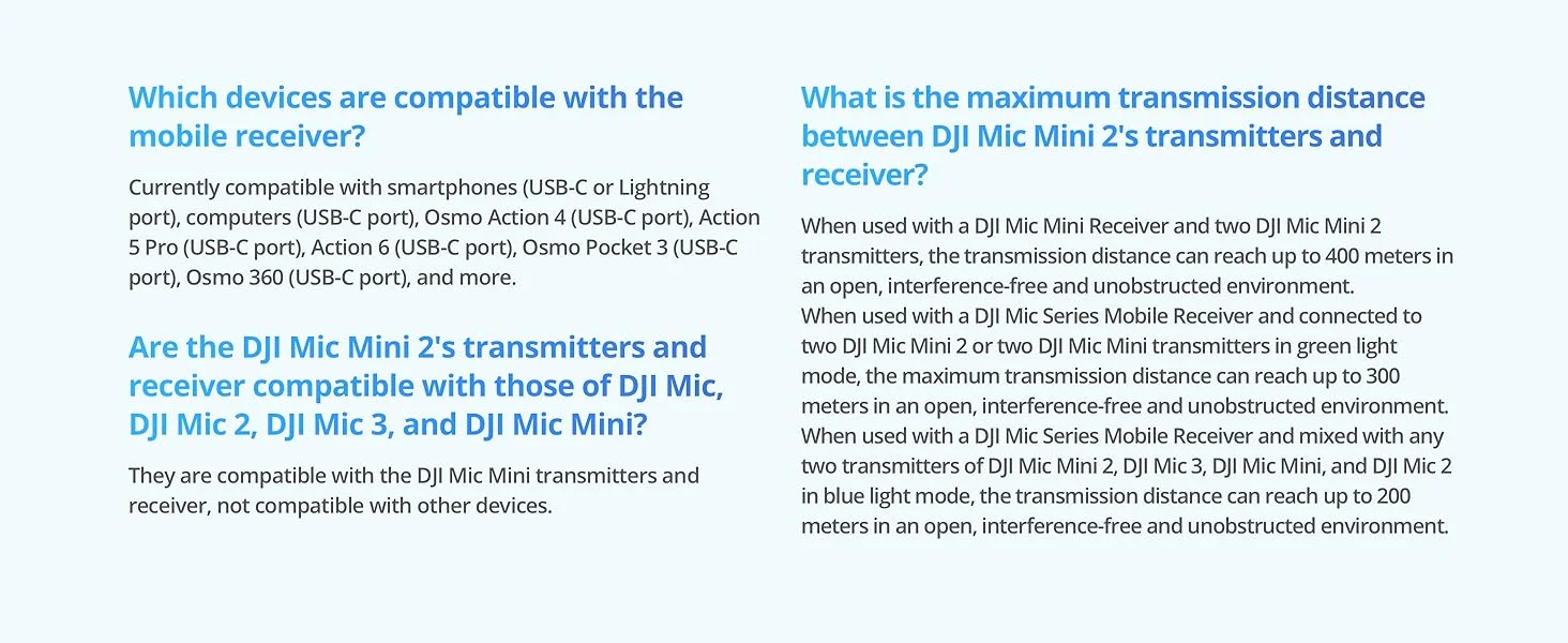 DJI Mic Mini 2 Wireless Lavalier Microphone Kit with 2 TX, Mobile RX & Charging Case, 90h Battery - Thumbnail 27
