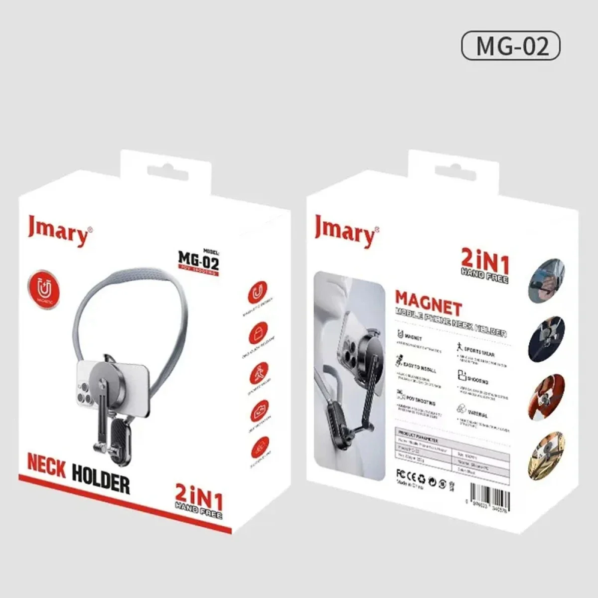 حامل رقبة Jmary MG-02 MagSafe للهواتف وكاميرات الحركة - Thumbnail 8