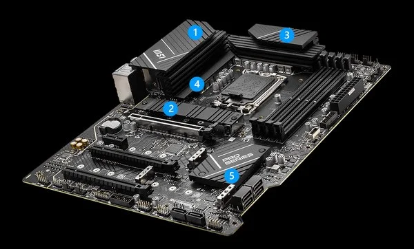 MSI PRO Z790-P WIFI DDR5 ATX Motherboard LGA 1700 Intel Z790 - Image 9