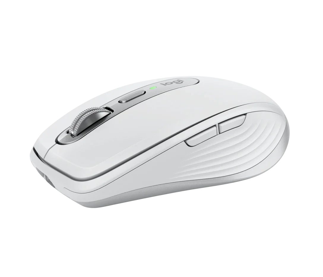 ماوس Logitech MX Anywhere 3S لاسلكي مدمج بتقنية Bluetooth بدقة 8000 DPI - Pale Grey - Thumbnail 7