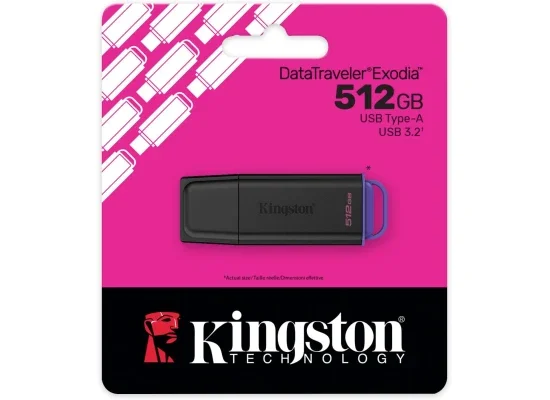 Kingston DataTraveler Exodia Onyx 512GB USB 3.2 Gen 1 Flash Drive DTXG2/512GB - Image 3