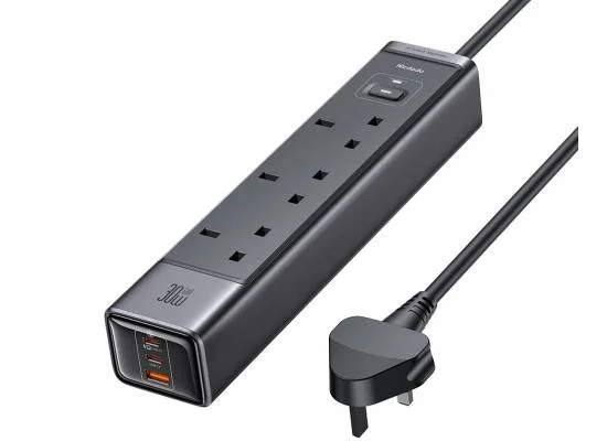 Mcdodo CH-0600 30W GaN Surge Protection Power Strip with 3 AC Outlets and 3 USB Ports - Image 7