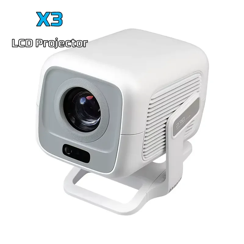 No-Brand X3 X3AQ LCD Projector 1080p, Wi-Fi, Bluetooth, Cast, HDMI-in, Audio-out, 16GB Storage, 1GB RAM, Android 14