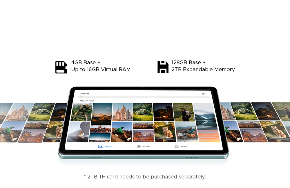 جهاز لوحي DOOGEE Tab A9 Pro VIB Edition 2025 بشاشة 10.1 إنش وواي فاي، 128GB، ذاكرة 4GB + 16GB مشتركة، باقة باللون الأسود - Image 25